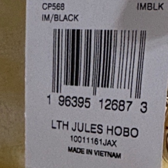 Coach Black Jules  Hobo Bag - Picture 8 of 8